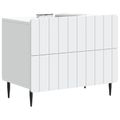 vidaXL Nočný stolík Biela 62 x 34,5 x 49,5 cm Kompozitné drevo