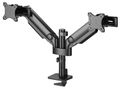 Neomounts DS65S-950BL2 Neomounts NEXT One SL Desk Mount, double display, sliding VESA (topfix clamp/grommet), black Držák, VESA, stolní, pro 2 ploché/zakrivené monitory, úhloprícka 24–34", náklon 140°, otácení 180°, rotace 180°, nosnost 22kg, ce