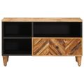 vidaXL Úložné skrine Hnedá 80 x 33,5 x 46 cm Masívne mango drevo