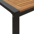 vidaXL Záhradný stôl s nohami v tvare U 180x90x75 cm akáciový masív