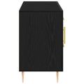vidaXL Servírovacia skriňa Čierny dub 100 x 36 x 60 cm