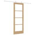 vidaXL Posuvné dvere ORKDAL 73,5 x 198,5 cm Prírodná