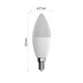 Chytrá LED žárovka GoSmart sviečka / E14 / 4,8 W (40 W) / 470lm / RGB / stmievateľná / Wi-Fi