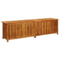 vidaXL Záhradný úložný box 200x50x58 cm akáciový masív