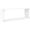 vidaXL Nástenné police 6 ks, biele 60x15x23 cm, kompozitné drevo
