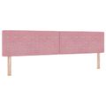 vidaXL Posteľ boxspring s matracom Ružová 200 x 200 cm Zamat