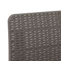 vidaXL 3-miestna záhradná pohovka s vankúšmi v ratanovom vzhľade PP