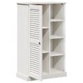 vidaXL Kúpeľňová skriňa VIGO Biela a antik biela 68 x 34 x 110 cm