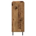 vidaXL Servírovacia skriňa so zásuvkou Staré drevo 69,5 x 34 x 90 cm