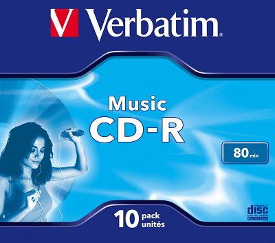 CD-R VERBATIM DTL+ AUDIO 80MIN 10ks/bal.