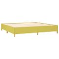 vidaXL Posteľ bez matraca zelená 200x200 cm látka