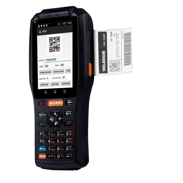 QUNSUO Mobilné PDA 1D, Android V6.0 s tlačiarňou
