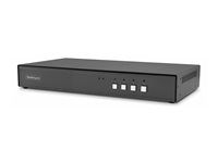 Startech - Prepínač KVM / audio / USB - 4 x KVM / zvuk / USB - 1 miestny používateľ - desktop - kompatibilný s TAA