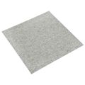 vidaXL Koberec 20 ks Svetlosivá 50 x 50 cm 100% polypropylén