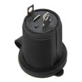 Auto zásuvka Compass 07393 12/24 V s krytom