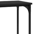 vidaXL Konzolový stôl Čierny dub 75 x 30.5 x 75 cm Kompozitné drevo