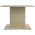vidaXL Konferenčný stolík, dub sonoma 55,5x55,5x40cm, kompozitné drevo