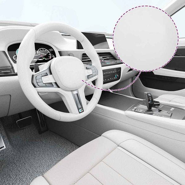 vidaXL Fólia na automobily 2 ks 4D biela 100x150 cm+50x150 cm