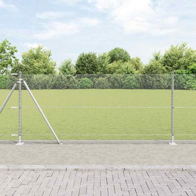 vidaXL Hexagonálne oplotenie s betónovým podstavcom 50 x 1 m Sieťovina
