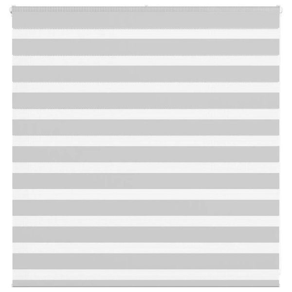 vidaXL Zebra roleta svetlosivá 145x100cm šírka látky 140,9cm polyester