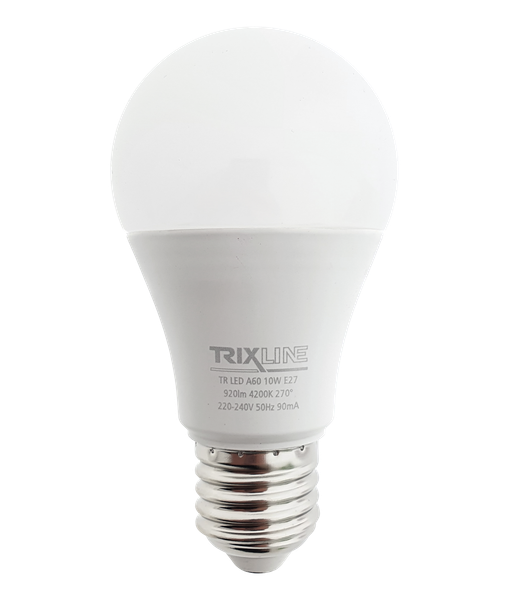 LED žiarovka Trixline 10W 920lm E27 A60 neutrálna biela