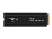 Crucial P310 - SSD - 4 TB - interný - M.2 2280 - PCIe 4.0 x4 (NVMe) - integrovaný chladič