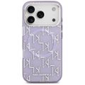 Puzdro Karl Lagerfeld IML KL Monogram MagSafe pre iPhone 17 Pro fialová