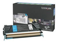 Azúrová - originálna - kazeta s farbivom LCCP, LRP - pre Lexmark C520n, C530dn, C530n