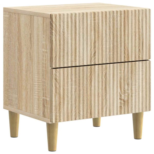 vidaXL Nočný stolík Dub sonoma 43 x 34,5 x 48 cm Kompozitné drevo