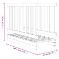 vidaXL Hrací most 45x107,5x79 cm masívne drevo Douglas