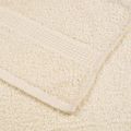 vidaXL Utierky na ruky FROGN 2 ks krémové 50x100 cm 360 g/m²