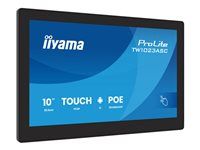 iiyama ProLite TW1023ASC-B3P - Android PC - dotykový panel PC 1 RK3568 / až 2 GHz - RAM 4 GB - SSD - eMMC 32 GB - Mali-G52 - Bluetooth 5.2, Gigabit Ethernet - Android 13 - monitor: LED 10,1" 1280 x 800 (WXGA) dotykový displej - čierna, matná