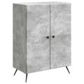 vidaXL Servírovacia skriňa Betónovo sivá 66 x 34,5 x 90 cm
