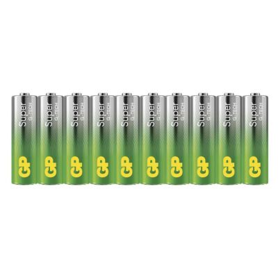 Alkalická batéria GP Super LR6 (AA), 10 ks