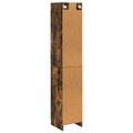 vidaXL Sada skríň 2 ks 33 x 34,5 x 87 cm Kompozitné drevo Dymový dub