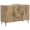 vidaXL Servírovacia skriňa Dub artisan 89 x 34,5 x 60 cm