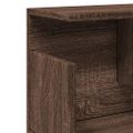 vidaXL Nástenná skrinka 100x20x30 cm hnedý dub kompozitné drevo