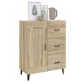 vidaXL Komoda vo farbe dubu sonoma 69,5x34x90 cm spracované drevo