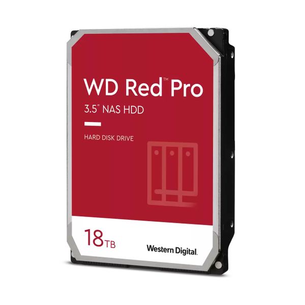 QNAP WD, HDD, Red Pro, SATA III, 3.5-palcový, 18TB, WD181KFGX