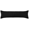 vidaXL Poťah na podložku 2 pcs HOUTEN Čierna 40 x 145 cm Bouclé
