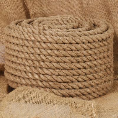 vidaXL Jutové lano 25 m dlhé 24 mm hrubé