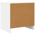 vidaXL Nočné stolíky 2 ks, biele 45x34x44,5 cm, kompozitné drevo