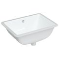 vidaXL Kúpeľňové umývadlo biele 52x38,5x19,5 cm obdĺžnikové keramické