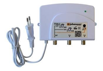 Domový zosilňovač Johansson 7722L2 s 5G LTE a reguláciou , VHF/UHF Domovní zesilovač Johansson 7722L2 s 5G LTE a regulací , VHF/UHF