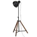 vidaXL Podlahová lampa 25 W čierna 75x75x90-150 cm E27