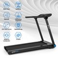 10034943 Capital Sports Infinity Edge, bežecký pás, 1,5 PS, Bluetooth, LED dotykový displej, čierny