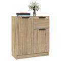 vidaXL Komody 2 ks dub sonoma 60x30x70 cm spracované drevo