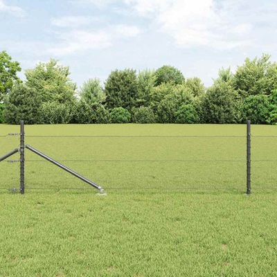 vidaXL Exteriérový hexagonálny plot s prístupovým stĺpikom 100 x 0,8 m