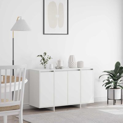 vidaXL Servírovacia skriňa Biela 120 x 41 x 75 cm Kompozitné drevo