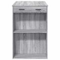 vidaXL Barový stôl sivý sonoma 102x70x103,5 cm kompozitné drevo